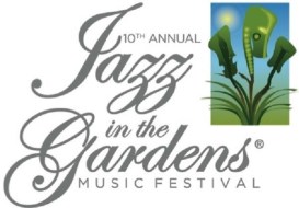 Jazz in the Gardens 10th Annual Logo